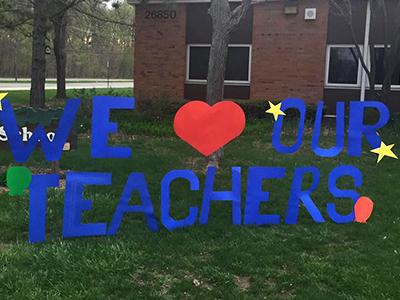 Teacher appreciation gifts - yard signs